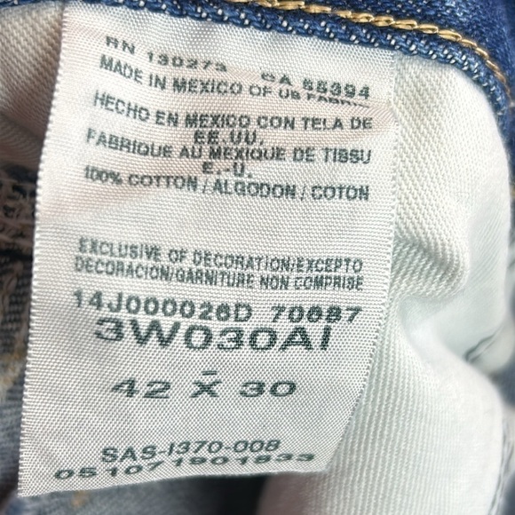 Wrangler Riggs Workwear Men’s Carpenter Utility Blue Jeans 42”x 30” - Picture 12 of 16